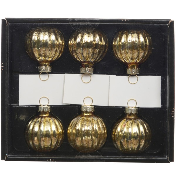 Tischkartenhalter Kugeln Gold 6 stck K071857g
