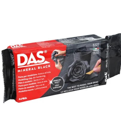 DAS Modelliermasse Mineral Schwarz