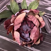 Paeonien Dekozweig 58cm - Burgund Lila Paeonien Dekozweig 58cm - Burgund Lila