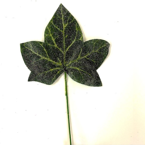 Dekozweig "Efeu" Glitzer Grün - ca. 40cm KB-132