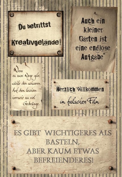 Decoupagepapier "Shabby" 5