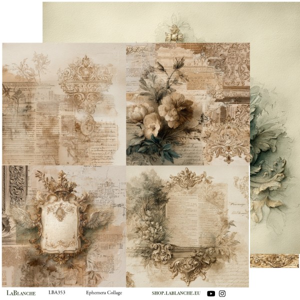 Designpapier "Ephemera" 1 LBA353e