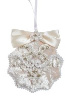 Samt-Anhänger "Stern" Samt-Anhänger "Stern"