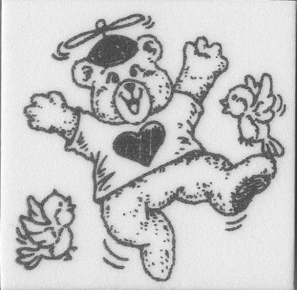 Stempel "Teddy mit Propeller"