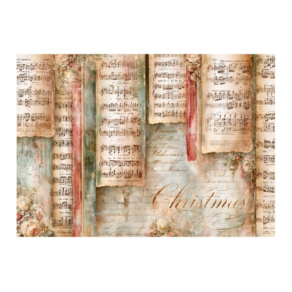Reispapier "Weihnachten 26" Hintergrund 1 LBD571