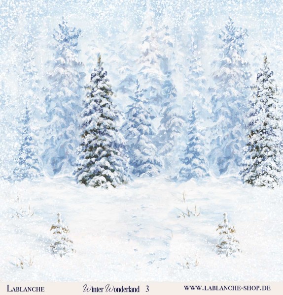 Designpapier "Winterwonderland" 3