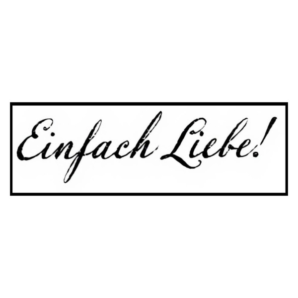 Stempel "Einfach Liebe!"
