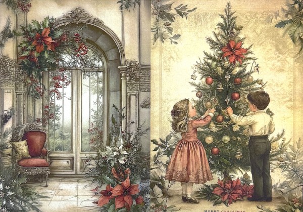 Reispapier "Weihnachten 2025" 12