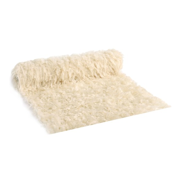 Tischläufer "Fuzzle" 30cm breit - Creme / V5439.0230.70