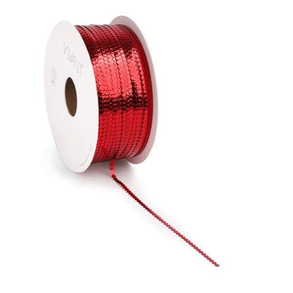 Dekoband "Circle cord" 50m - Rot V1992.5003.20