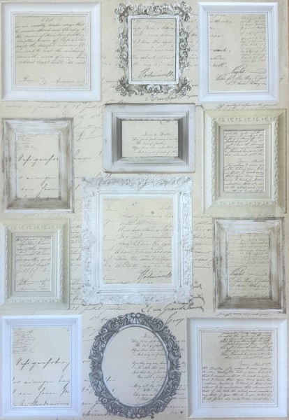 Decoupagepapier "Rahmen"