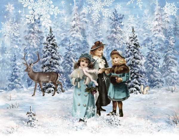 Schrumpfbanderole "Winterwonderland" 1