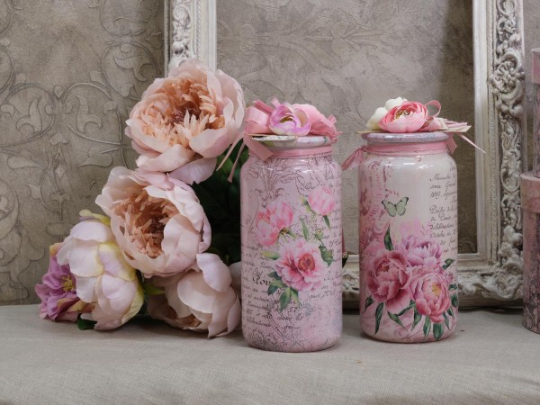 Schrumpfbanderole "Pfingstrosen" 2