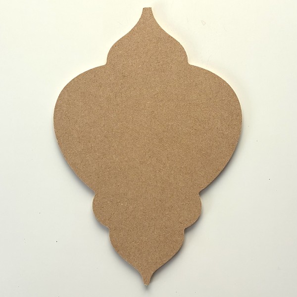 MDF Holzschild "Weihnachtskugeln" - Variante 3