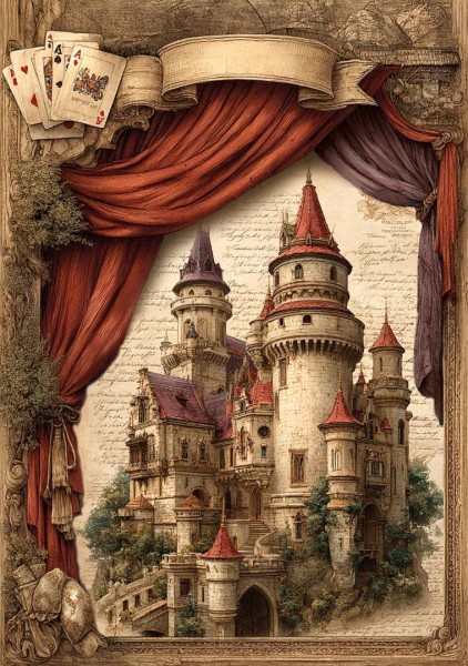 Reispapier "Harlekin" 1