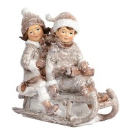 Kinder auf Schlitten - Rechts Kinder auf Schlitten - Rechts