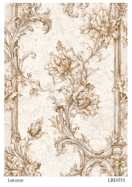 Reispapier "Vintage Hintergrund 2" LBD551