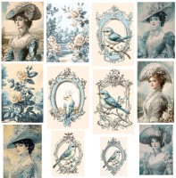 Tags "Josephine" 4 Stk. Tags "Josephine" 4 Stk.