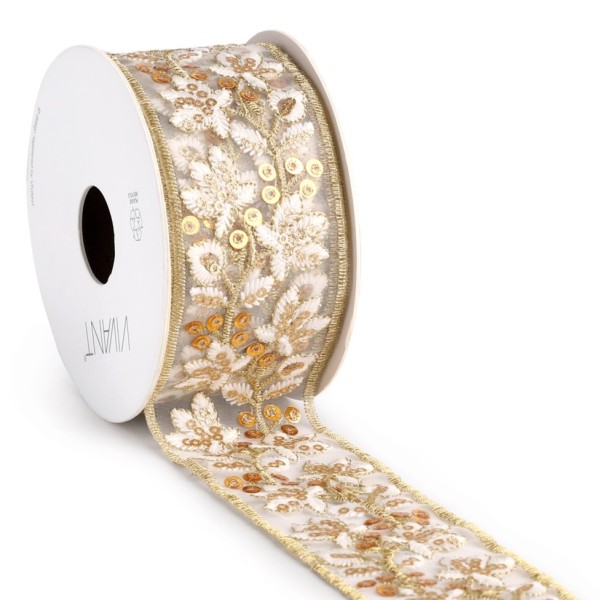 Dekoband "Florea ribbon" 3m - Champagner V1538.0350.71A