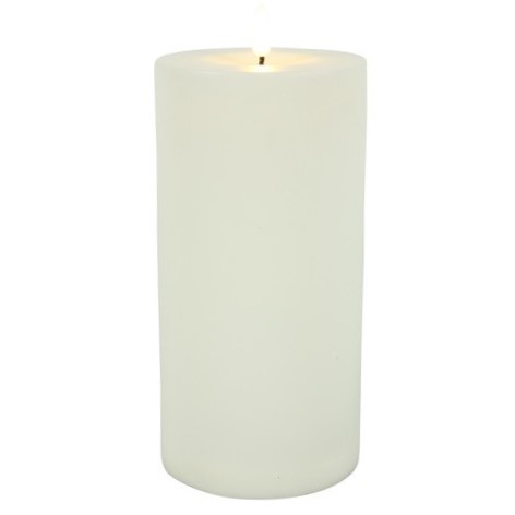 LED Outdoor Kerze - weiß 22,5 cm