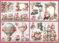 Wasser-Transferset "Häuser/Hologram" 8 Bögen Wasser-Transferset "Häuser/Hologram" 8 Bögen