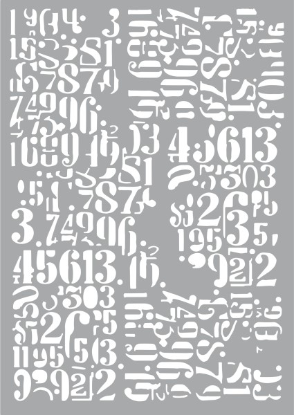 LB Schablone 29 - Zahlen Schablone053