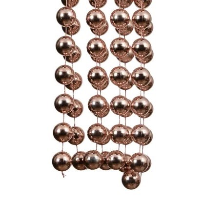 Weihnachtskette "Kugeln" 2,7m - Metallic Orange