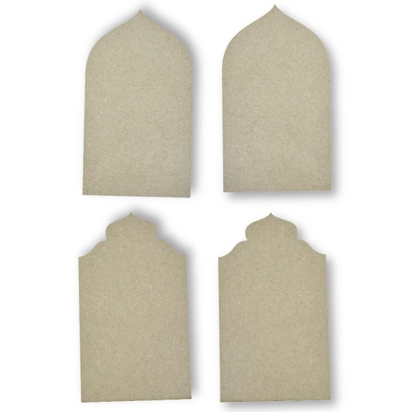 MDF Holzschilder Set (4 Stk.) MDF-41