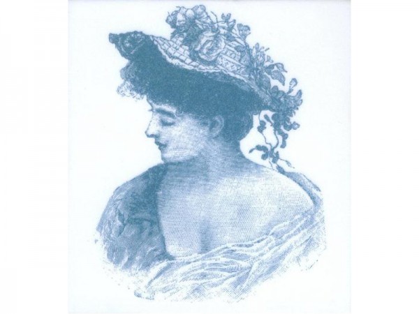 Stempel "Frau mit Hut"