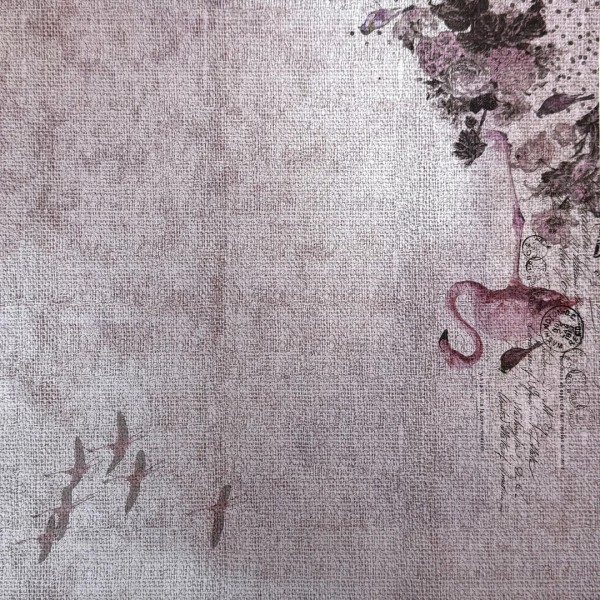 Designpapier "Flamingos" 1