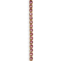 Miniatur Strasskette "Premium" - Rosa 1,5 Meter - 1,5mm Breit Miniatur Strasskette "Premium" - Rosa 1,5 Meter - 1,5mm Breit