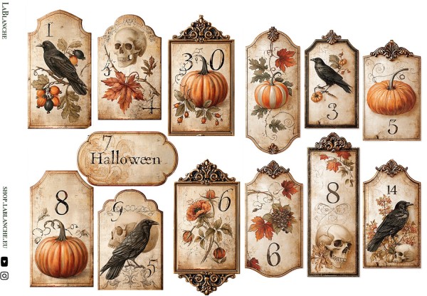 Natural Papier "Pumpkin " Tags