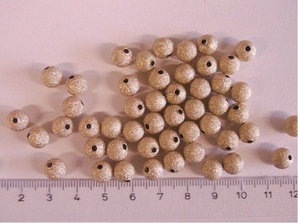 Perlen - Gold 8 mm