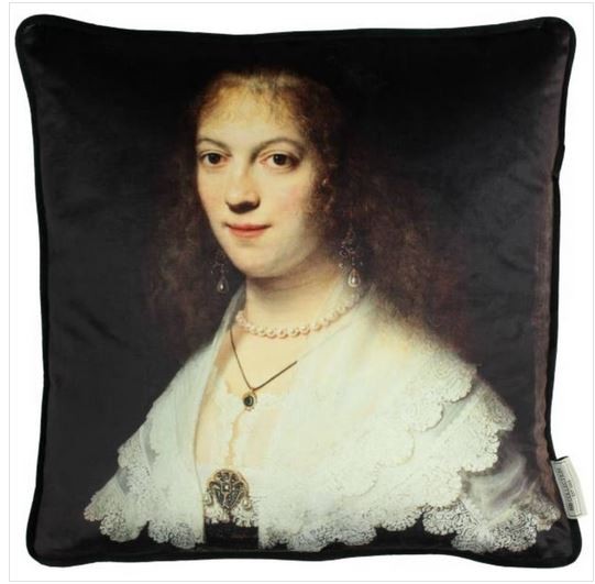 Kissen "Mittelalter" - Dame