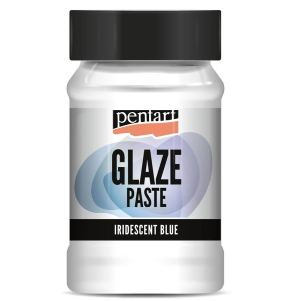 Glaze Paste (Glasurpaste) Blau Irisierend 100m