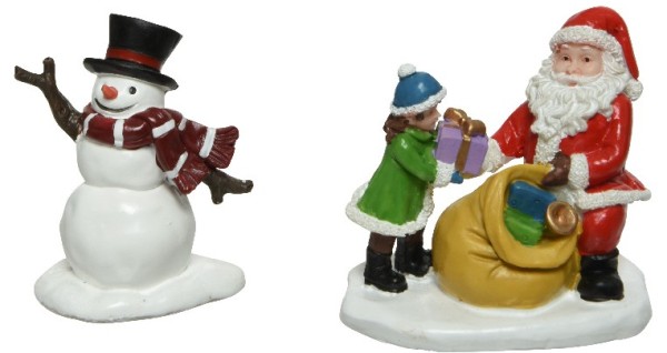 Figuren-Set "Weihnachtsmann 4"