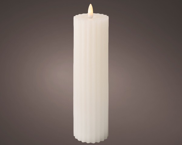 LED Kerze Weiß 22,5 cm