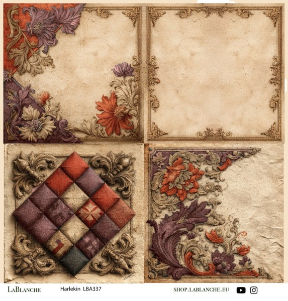 Designpapier "Harlekin 2"