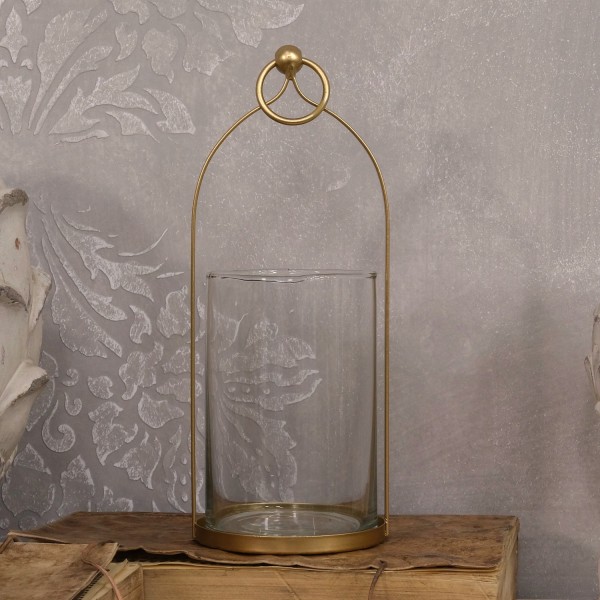 Kerzenhalter "Dorien" gold - 23 cm