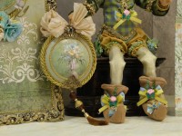 Vorschau: Ornamentaufhänger mit Gold-Quaste Vorschau: Ornamentaufhänger mit Gold-Quaste