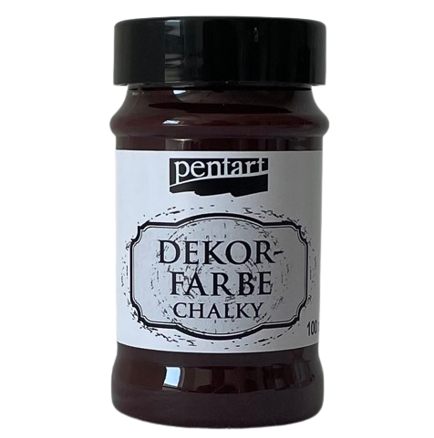 Dekor-Farbe chalky - dunkles bordeaux