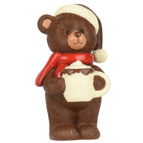 Bär mit Kakao, Polyresin 14,3 cm K703674a