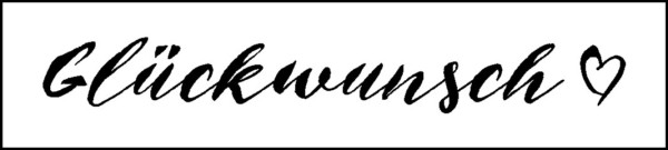 Stempel "Glückwunsch"