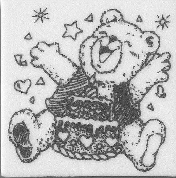 Stempel "Teddy Geburtstag"