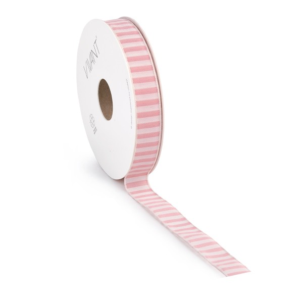 Dekoband "Candy Stripe" 15m - Marble Rose 1916.1525.12