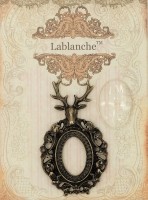 Metallverzierung Hirsch + Cabochon Metallverzierung Hirsch + Cabochon