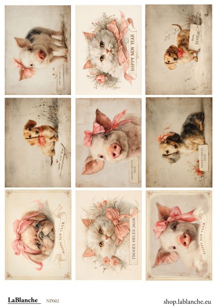 Natural Papier "Sylvester" - Cut out Sheet