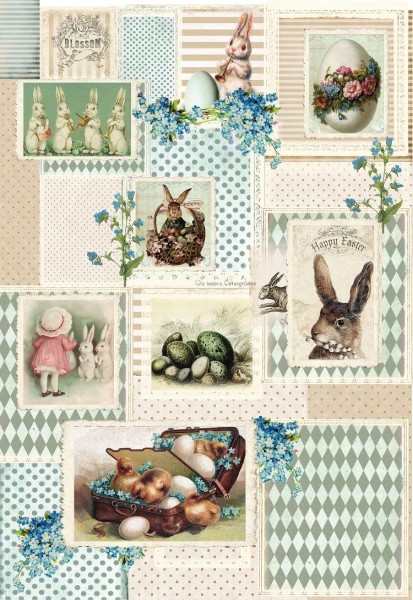 Decoupagepapier "Ostern" 4