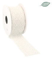 Spitzenband "Comtesse" - weiß Spitzenband "Comtesse" - weiß