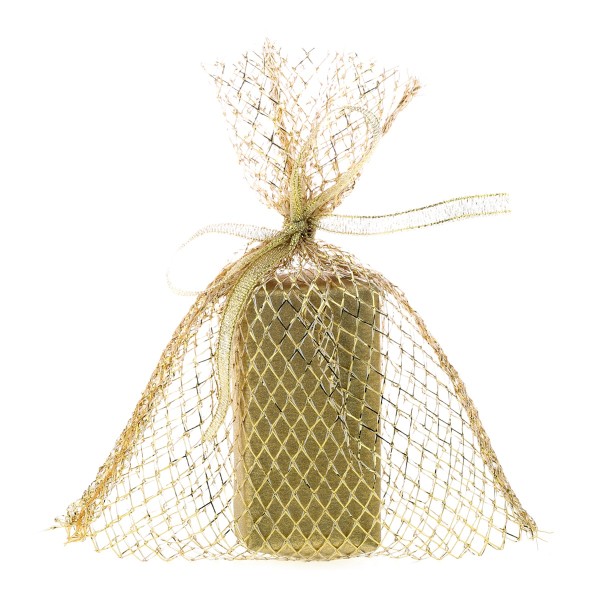 Dekotasche "Netz" 17x12cm - gold V4295F.1712.51